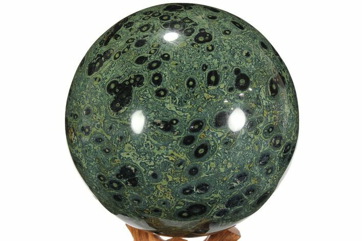 Huge, Polished Kambaba Jasper Sphere ( lbs) - Madagascar #110595